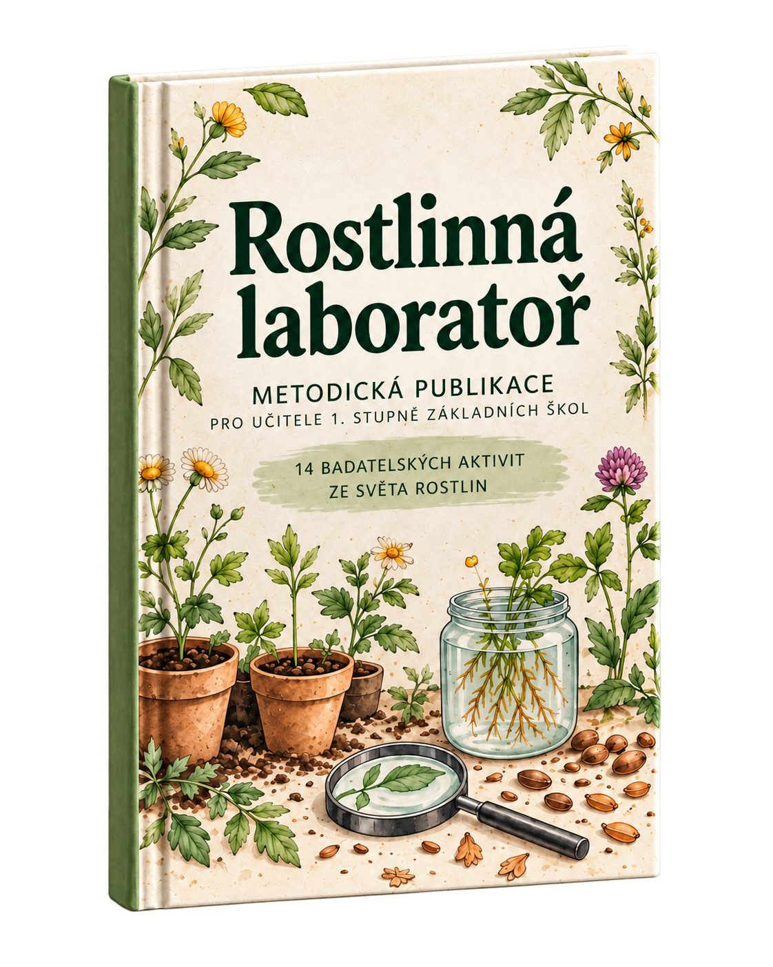 Obálka připravované publikace Rostlinná laboratoř